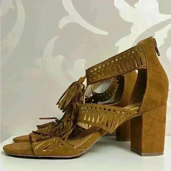 Rampage Ruby Tassel Open Toe Sandal Size 8 - Picture 4 of 7